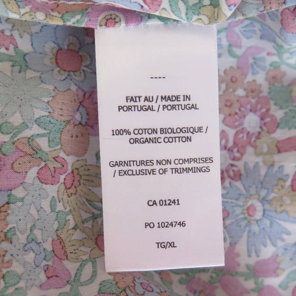 Simons Liberty of London Fabric Blouse - Butterfly Sleeves - XL - Picture 11 of 12